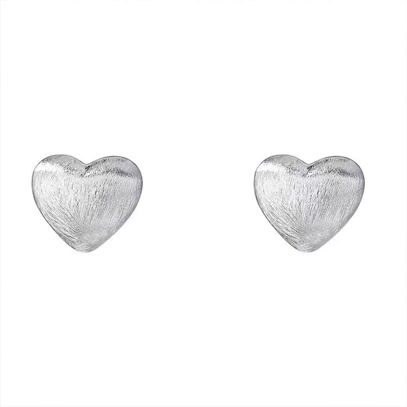 Delicate Filigree Heart Stud Earrings – Minimalist & Versatile Design for Women